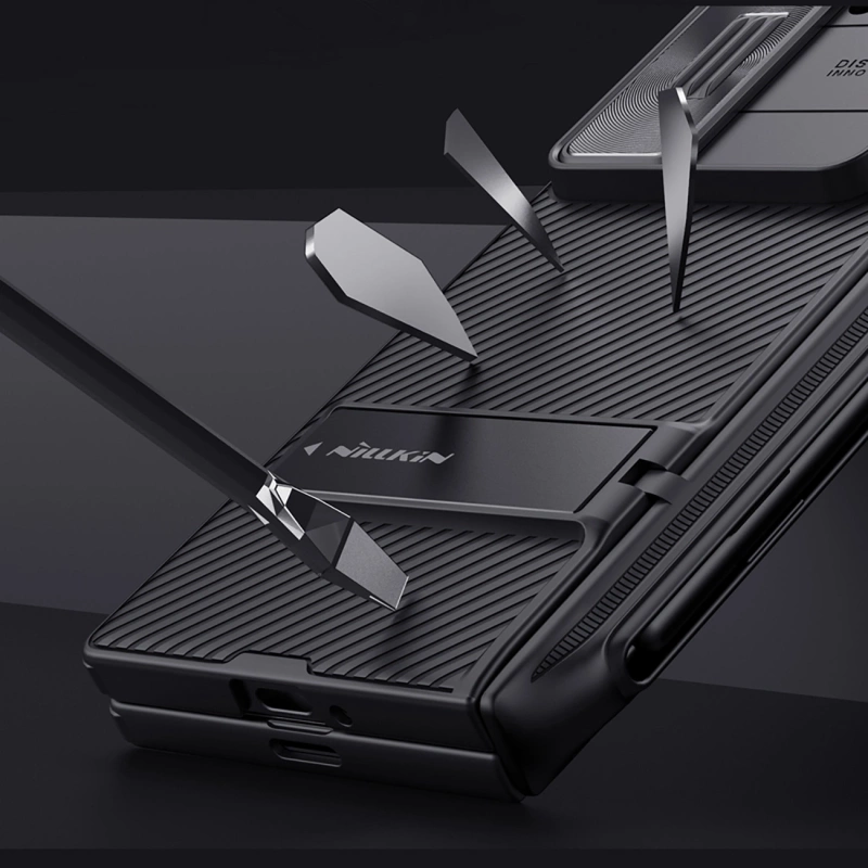 Nillkin CamShield Fold Case for Samsung Galaxy Z Fold 6 5G with Stylus Holder - Black