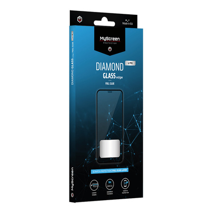 Hartowane szkło MyScreen LITE Diamond Glass Edge Full Glue do Samsung Galaxy S24 Plus czarne