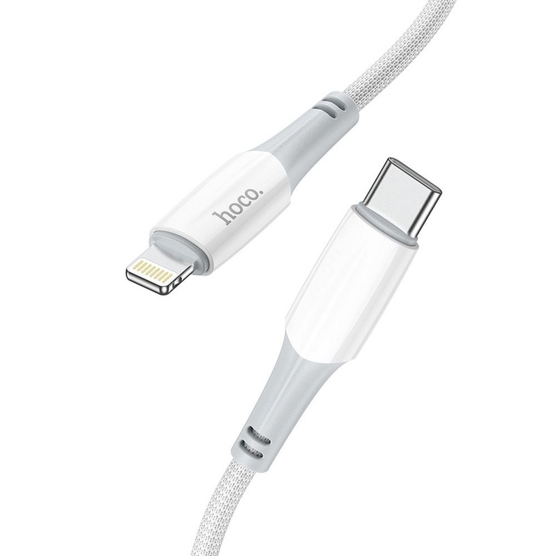 HOCO kabel Typ C do iPhone Lightning 8-pin Power Delivery PD20W Ferry X70 1m biały