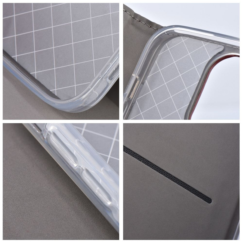 Kabura SMART MAGNETO do MOTOROLA G75 burgundowy