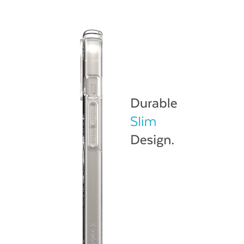 Speck Presidio Perfect-Clear + MagSafe - Etui iPhone 14 Plus z powłoką MICROBAN (Clear)