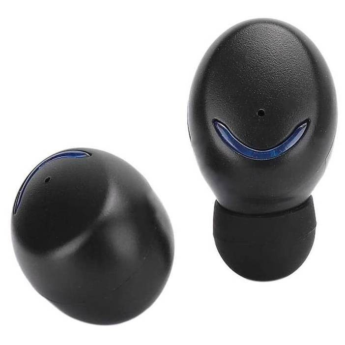 Słuchawki bezprzewodowe dokanałowe Bluetooth 5.0 HF TWS F9-5 z wyświetlaczem pchełki czarne