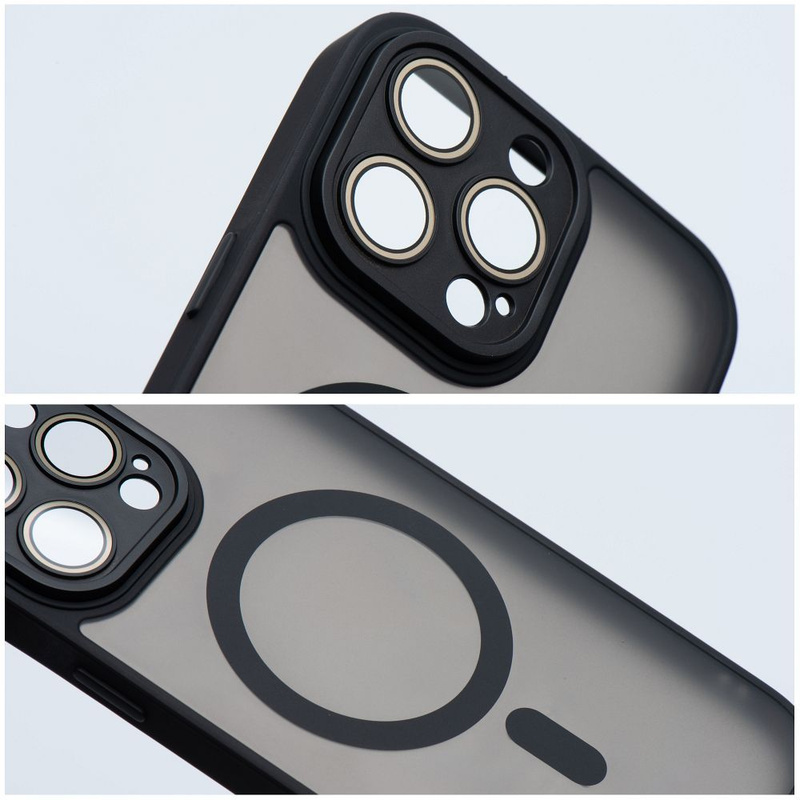 Futerał VARIETE MAG COVER kompatybilny z MagSafe do IPHONE 16 czarny