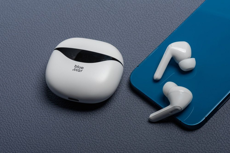 BLUE STAR słuchawki bezprzewodowe bluetooth TWS T60 białe