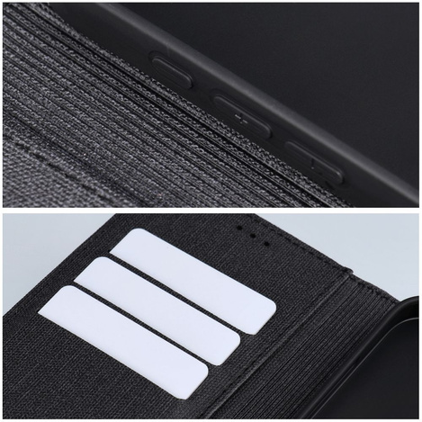 Kabura GOMMA Book do SAMSUNG A36 5G czarny
