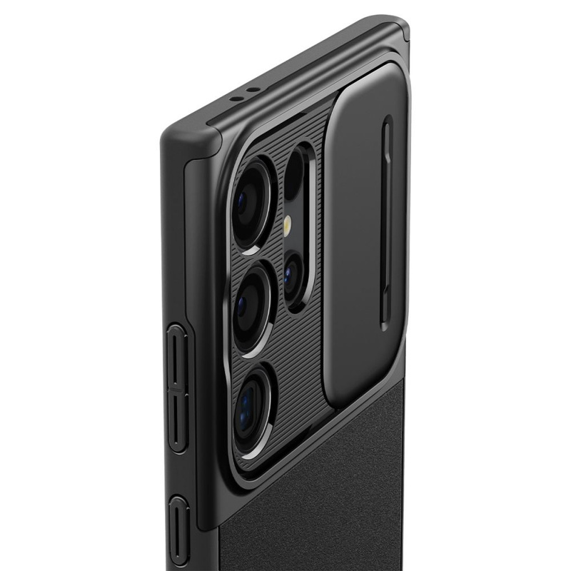 Spigen Optik Armor Hülle für Samsung Galaxy S24 Ultra – Schwarz