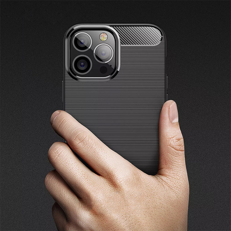 Back Case CARBON do IPHONE 12/12 PRO Czarny