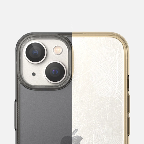 Ringke Fusion Matte case iPhone 14 Plus cover with a gel frame gray