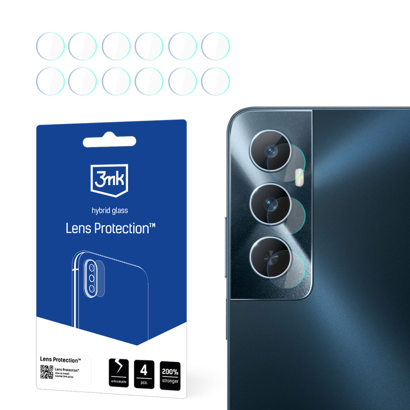3MK Lens Protect Realme C65 Ochrona na obiektyw aparatu 4szt.