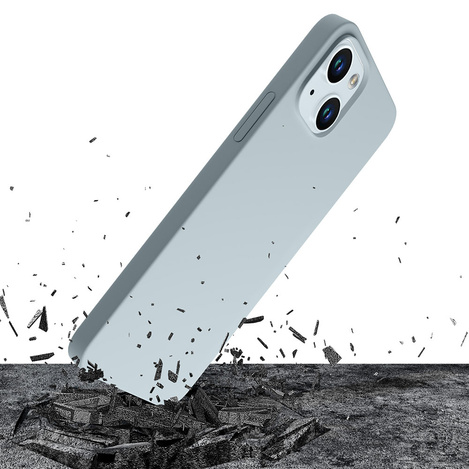 Etui 3mk Hardy Silicone MagCase na iPhone 15 Plus - niebieskie