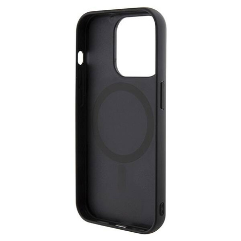 Guess GCube Stripes MagSafe case for iPhone 15 Pro Max - black