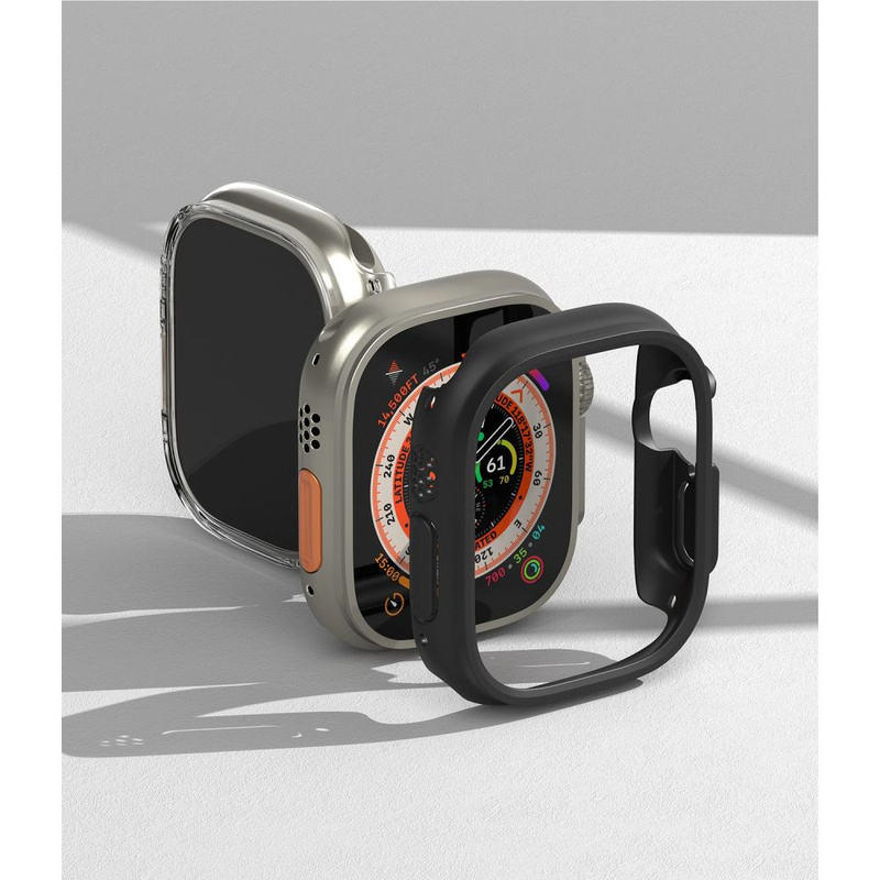 Etui APPLE WATCH ULTRA 49MM Ringke Slim 2-pack Clear & Matte Black