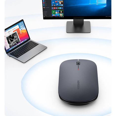 Ugreen handliche drahtlose USB-Maus grau (mu001)