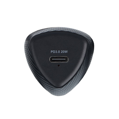 FORCELL CARBON ładowarka samochodowa Typ C 3.0 PD20W CC50-1C  (Total 20W) + kabel do Typ C PD60W
