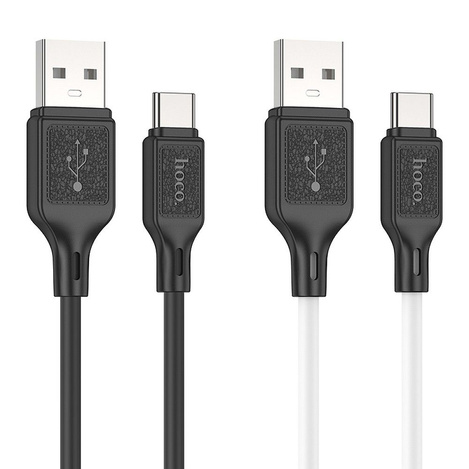 HOCO kabel USB A do Micro USB 2,4A X90 1 m biały