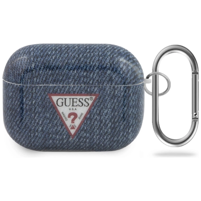 Guess GUACAPTPUJULDB AirPods Pro cover granatowy/dark blue Jeans Collection