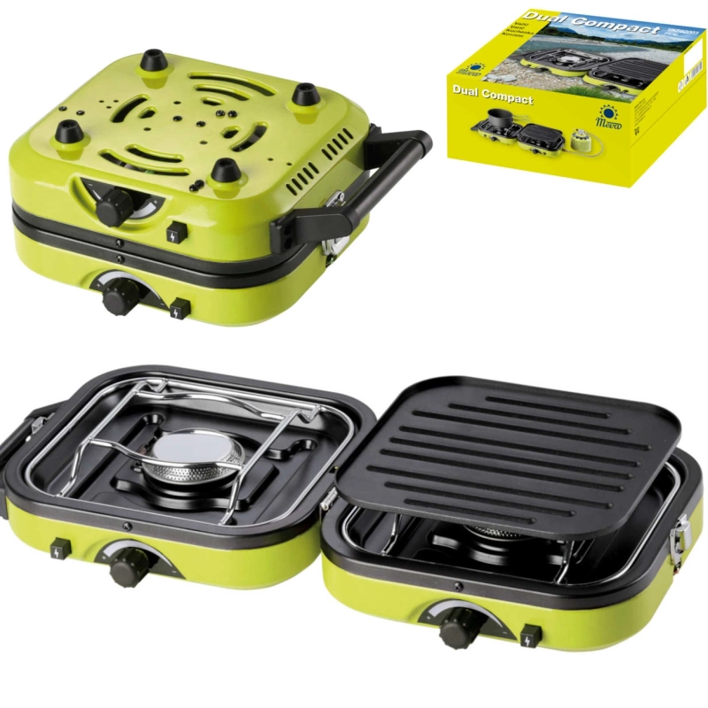 Doppelter Campingkocher DUAL COMPACT + GRILL