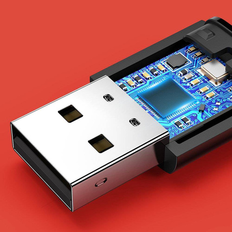 Adapter USB UGREEN Bluetooth 5.0 do PC / PS / Switch (czarny)
