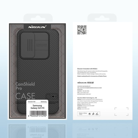 NILLKIN CAMSHIELD PRO SAMSUNG S23 FE BLACK / CZARNY
