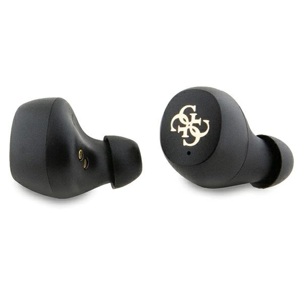 TWS Guess 4G Metal Bluetooth headphones with ENC docking station - blue