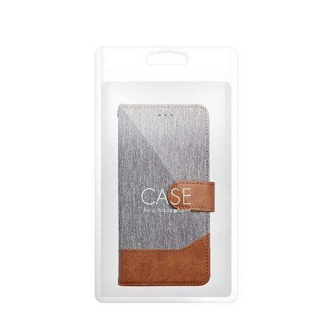 Kabura JEANS Book do IPHONE 16 Pro szary