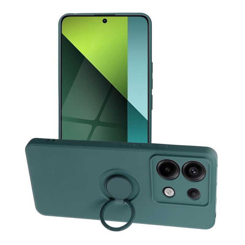 Futerał SILICONE RING do XIAOMI Redmi NOTE 13 PRO 5G  zielony