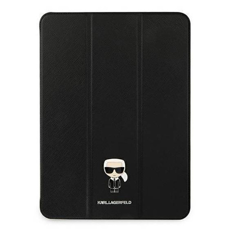 Original Case IPAD PRO 11" 2021 Karl Lagerfeld Book Cover Saffiano Karl Iconic (KLFC11OKMK) black