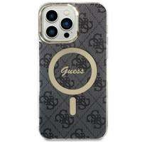 Guess GUHMS23SH4STK S23 S911 czarny/black hardcase 4G MagSafe