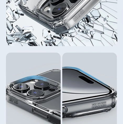 Nillkin Nature Pro Hülle für iPhone 16 Pro – transparent und weiß