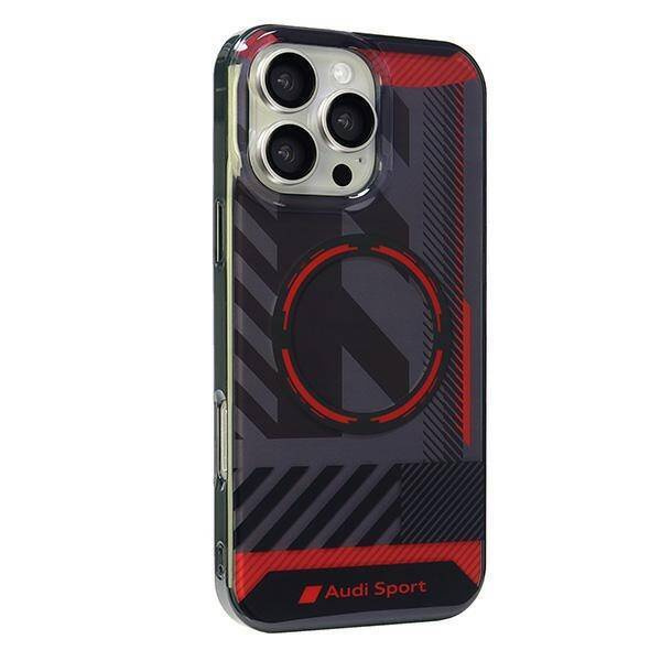 Audi nakładka IML Sport MagSafe do iPhone 16 Pro 6.3" czarna