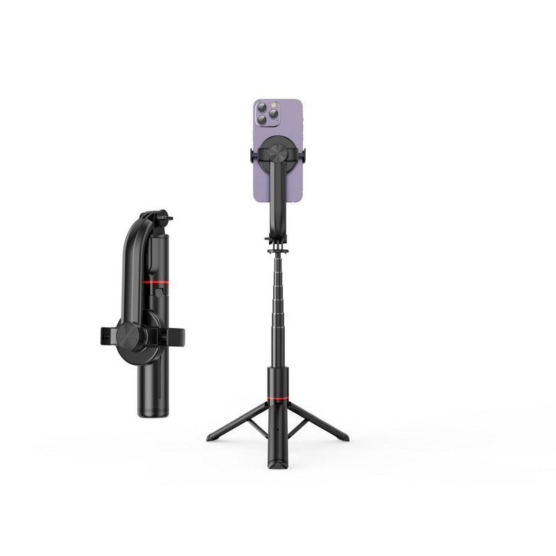 Zestaw / uchwyt selfie z pilotem na bluetooth tripod kompatybilny z MagSafe SSTR-C09 czarny