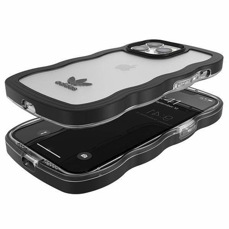 Adidas OR Wavy Case iPhone 13 Pro /13 6,1" schwarz-transparent/schwarz-transparent 51900