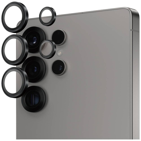 Szkło hartowane na obiektyw PanzerGlass Hoops Lens Protector do Samsung Galaxy S25 Ultra czarny