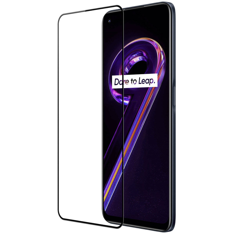 Nillkin CP + PRO ultradünnes Vollbild-Hartglas mit 0,2 mm Rahmen 9H Realme 9 Pro schwarz