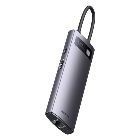 Hub 6w1 Baseus StarJoy Series, USB-C do HDMI + 3 x USB 3.0 + USB-C PD + RJ45 