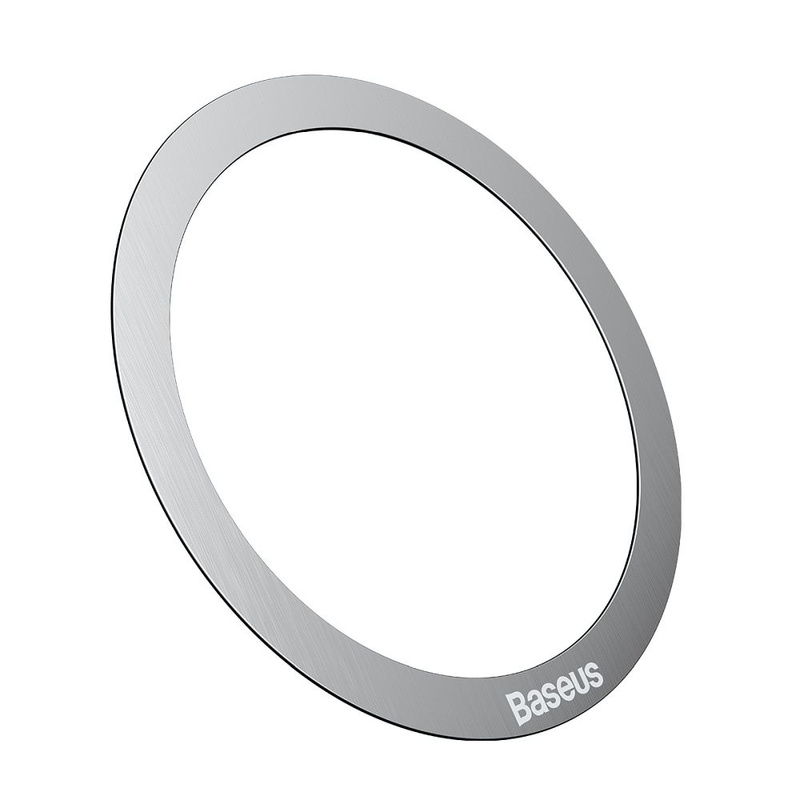 Baseus Halo Series magnetic ring (2 pcs / package) silver (PCCH000012)