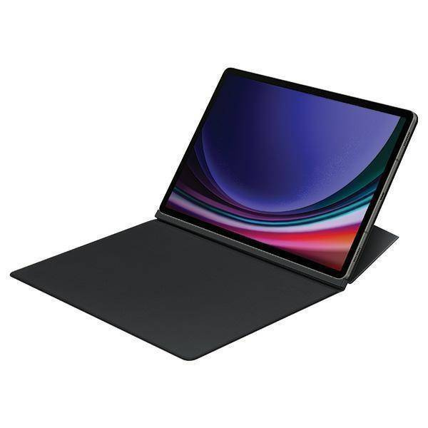 Klapphülle mit Ständer für Samsung Galaxy Tab S9+ Smart Book Cover – Schwarz