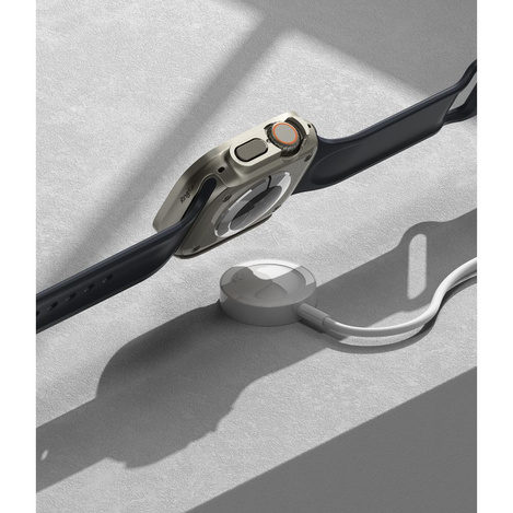 Schutzhülle APPLE WATCH ULTRA 49MM Ringke Slim 2-pack Clear & Titanium Grey