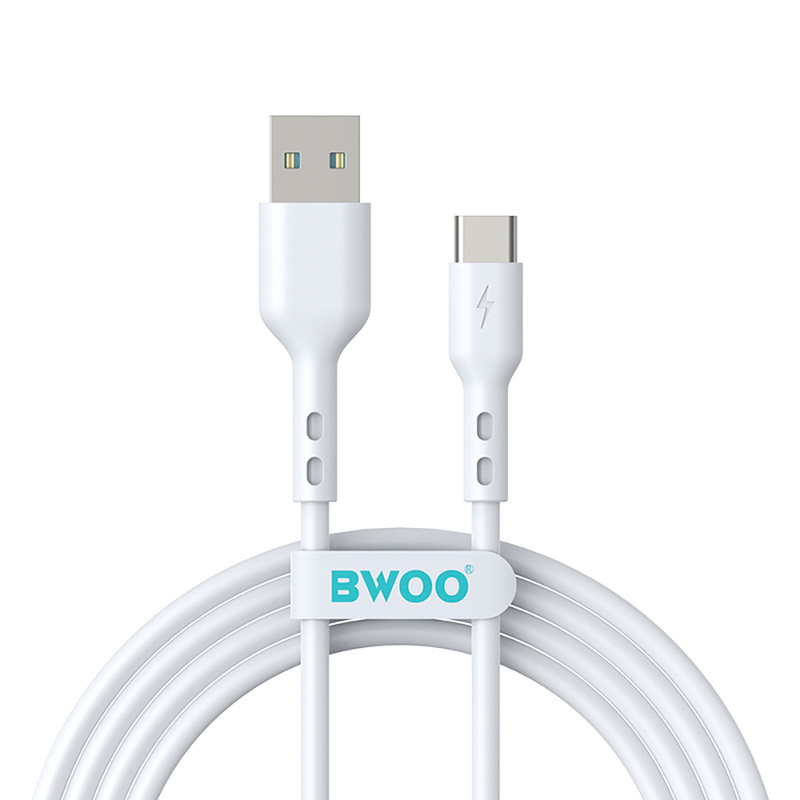 BWOO kabel BO-X172C 3A cable USB-A do USB-C 1m biały
