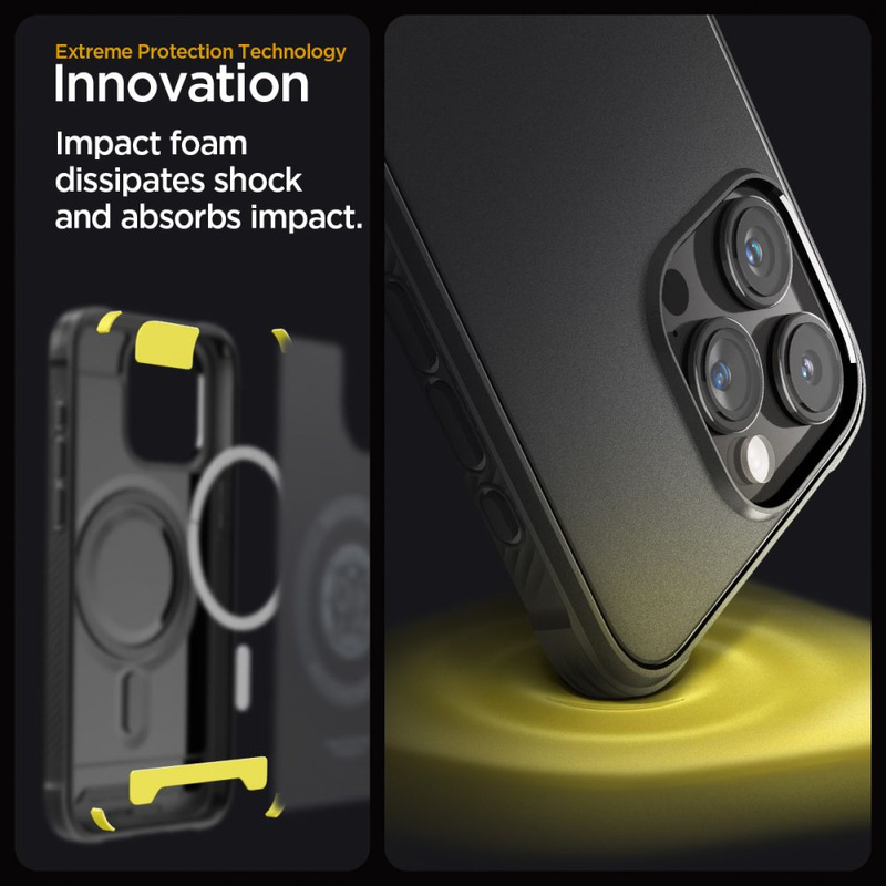 Spigen RUGGED ARMOR MAG MAGSAFE IPHONE 15 PRO MAX MATTSCHWARZ