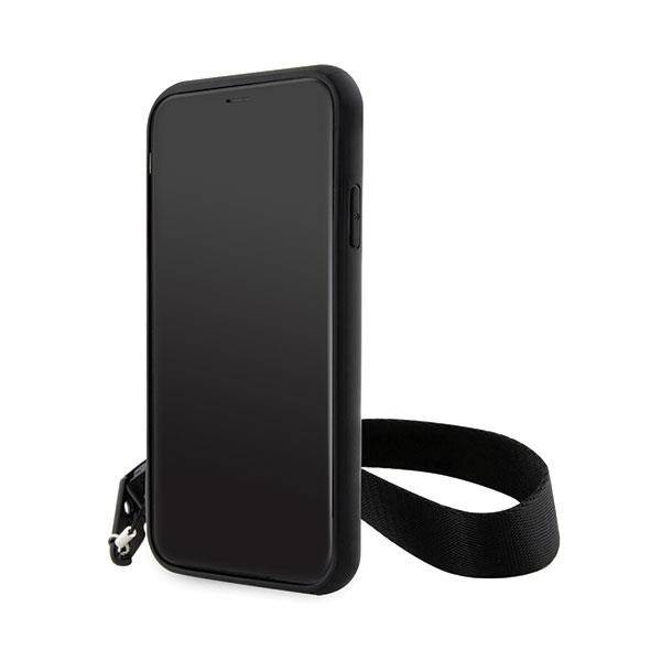 Karl Lagerfeld KLHCN61SAKLMBSK iPhone 11 / Xr  6.1" czarny/black hardcase Monogram Losange Saffiano