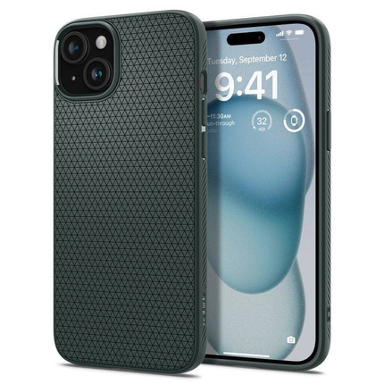 Spigen Liquid Air iPhone 16 zielony/abyss green ACS08196