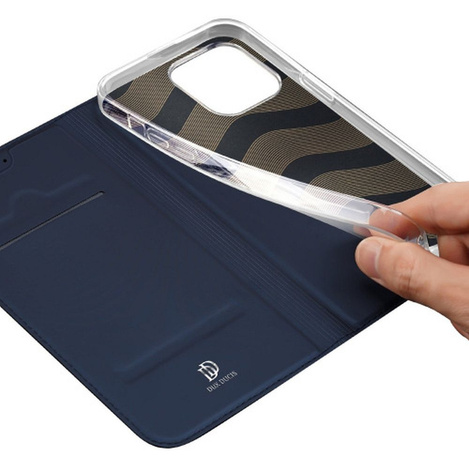 Dux Ducis Skin Pro Wallet Case für iPhone 15 Pro – Blau