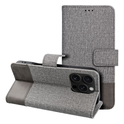 Kabura GOMMA Book do XIAOMI Redmi 13C / POCO C65 szary