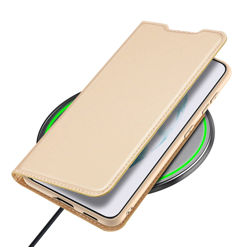 Dux Ducis Skin Pro Bookcase type case for Samsung Galaxy S22+ (S22 Plus) golden