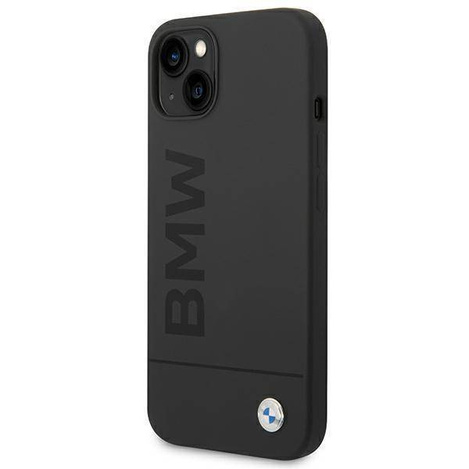Original Case IPHONE 14 PLUS BMW Hardcase Silicone Signature Logo Magsafe black