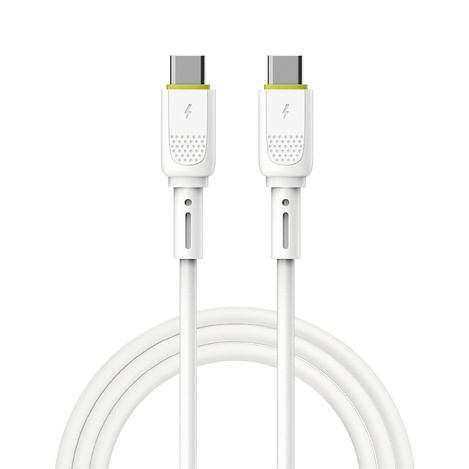 WIWU 60W szybki kabel typ C-C Wi-C034 biały