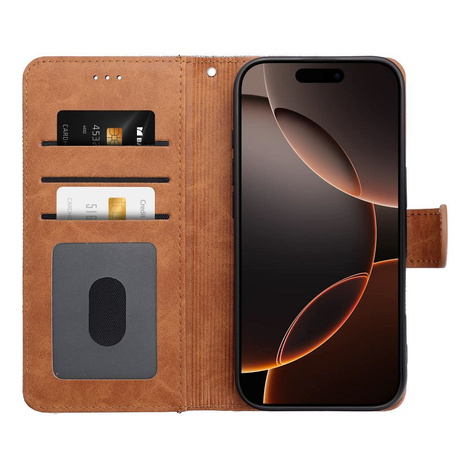 Kabura JEANS Book do IPHONE 16 Pro Max czarny