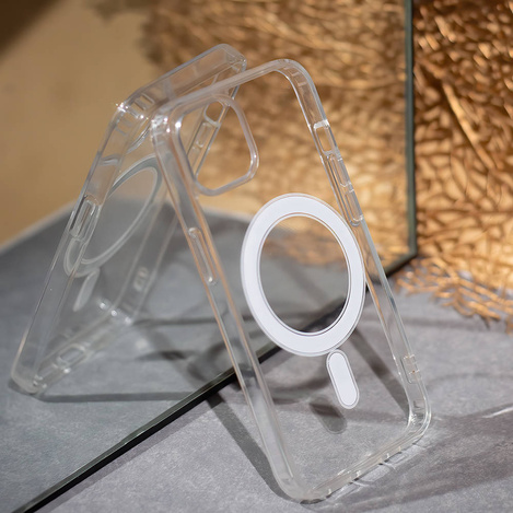 Nakładka Anti Shock 1,5 mm Magsafe do iPhone 13 6,1" transparentna