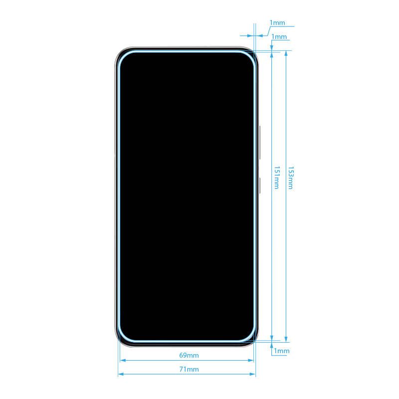 Crong 7D Nano Flexible Glass - Szkło hybrydowe 9H na cały ekran Samsung Galaxy S22+